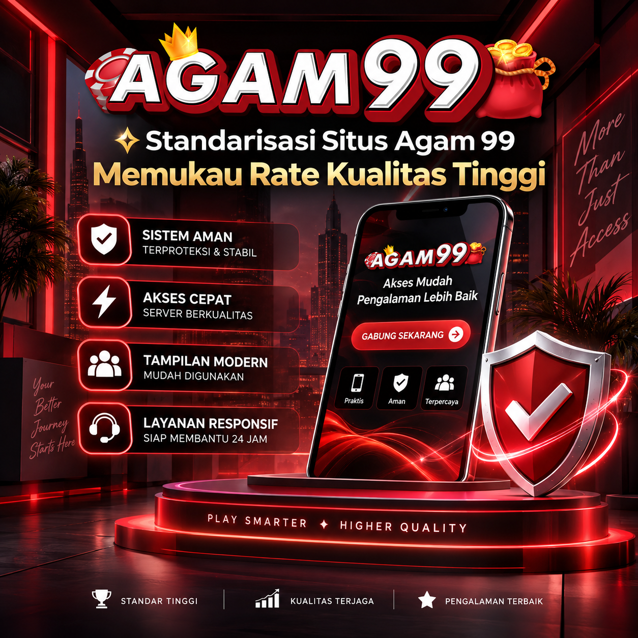 AGAM99 ✥ Standarisasi Situs Agam 99 Memukau Rate Kualitas Tinggi